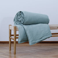 Funda Piecera Loa XL Lino Grueso (Sin Relleno) Aqua