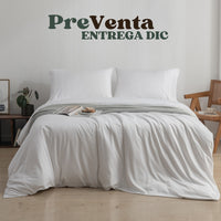 Fundas de Plumón Bambú Blanco