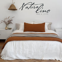 Cojín Mayo Lino Grueso 45x100 cms Cobre