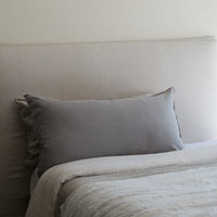 Cojín Lino 50x90 Gris Claro