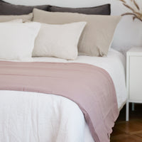 Funda Piecera Loa Mini Lino (Sin Relleno) Rosa