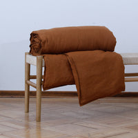 Funda Piecera Loa XL Lino Grueso (Sin Relleno) Cobre