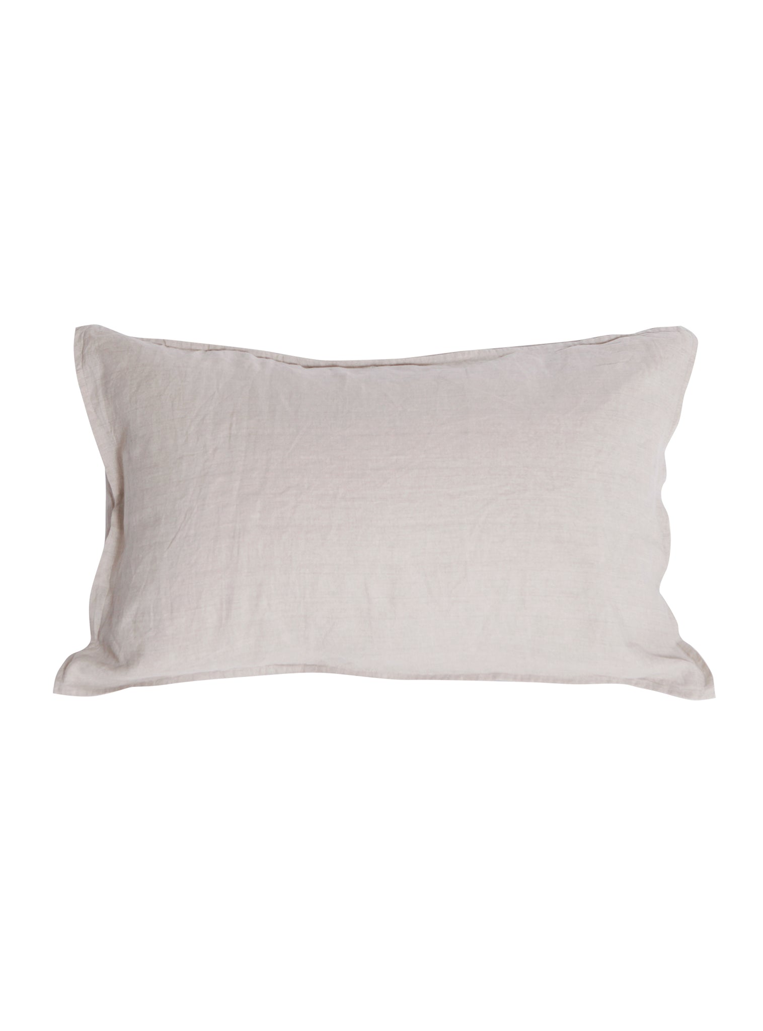 Funda de Almohada Lino - King 50x90 cms - Beige Claro - Naturalino