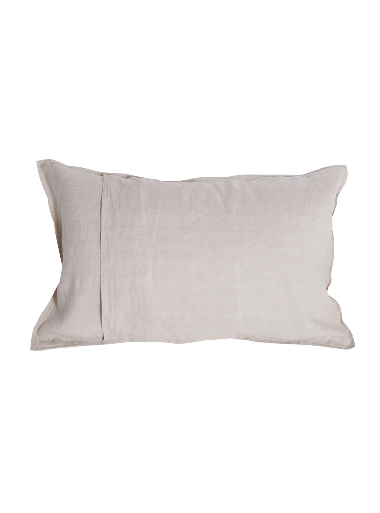 Funda de Almohada Lino - King 50x90 cms - Beige Claro - Naturalino