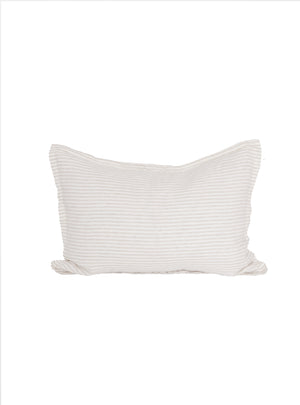 Cojín Andes Lino beige Lineas