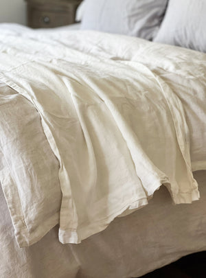 Chal o Funda Piecera Maxi Blanco - Naturalino