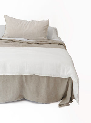 Piecera Lino Maxi - 245x100 cms - Blanco - Naturalino