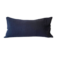 Funda cojín Mayo Lino Grueso Azul