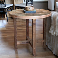 Mesa Lateral Ruka - Roble Reciclado