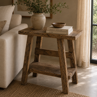 Mesa Lateral Ruka - Roble Reciclado
