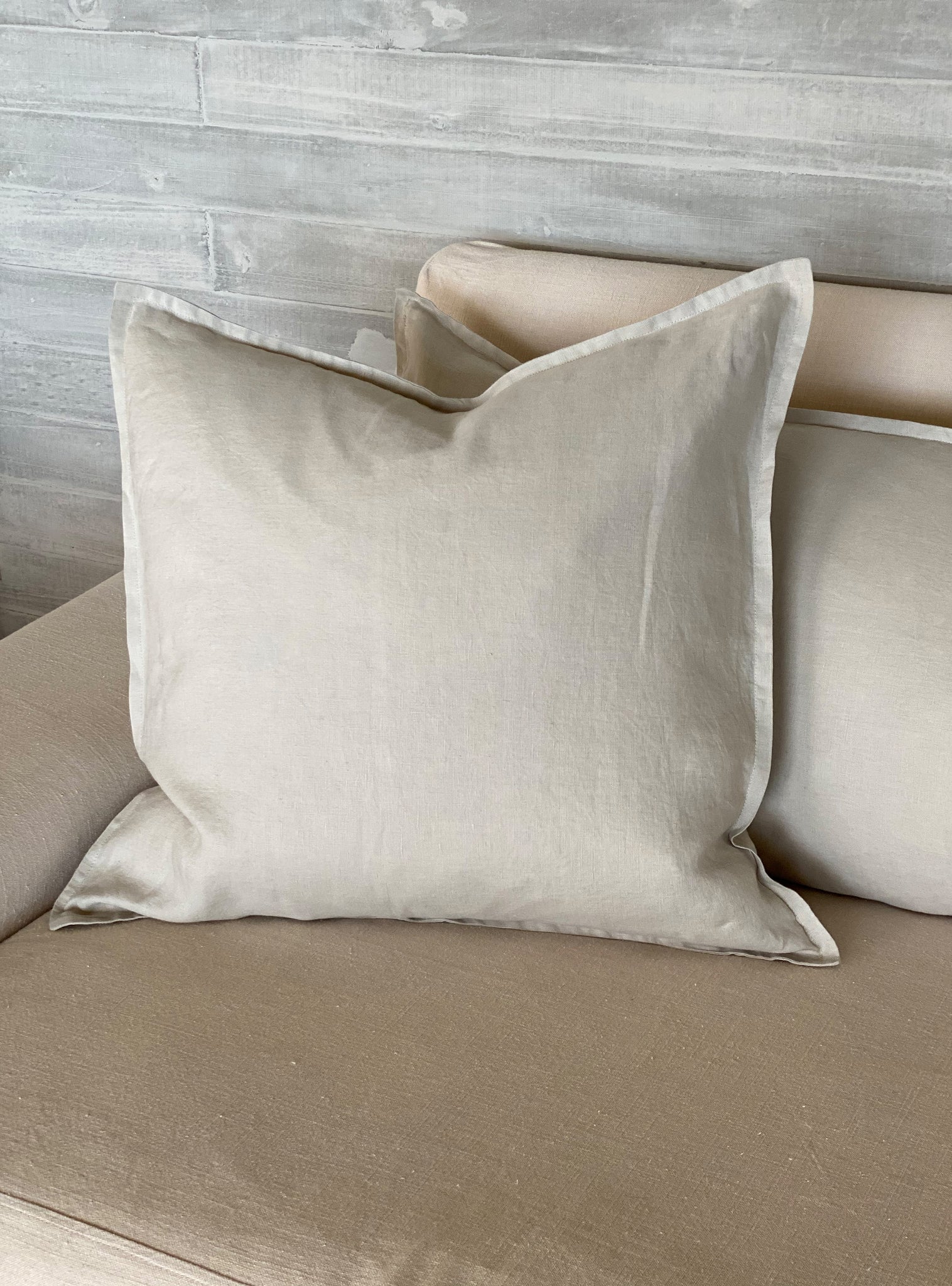 Cojín Naturalino Lino 55x55 San Pedro Beige Claro