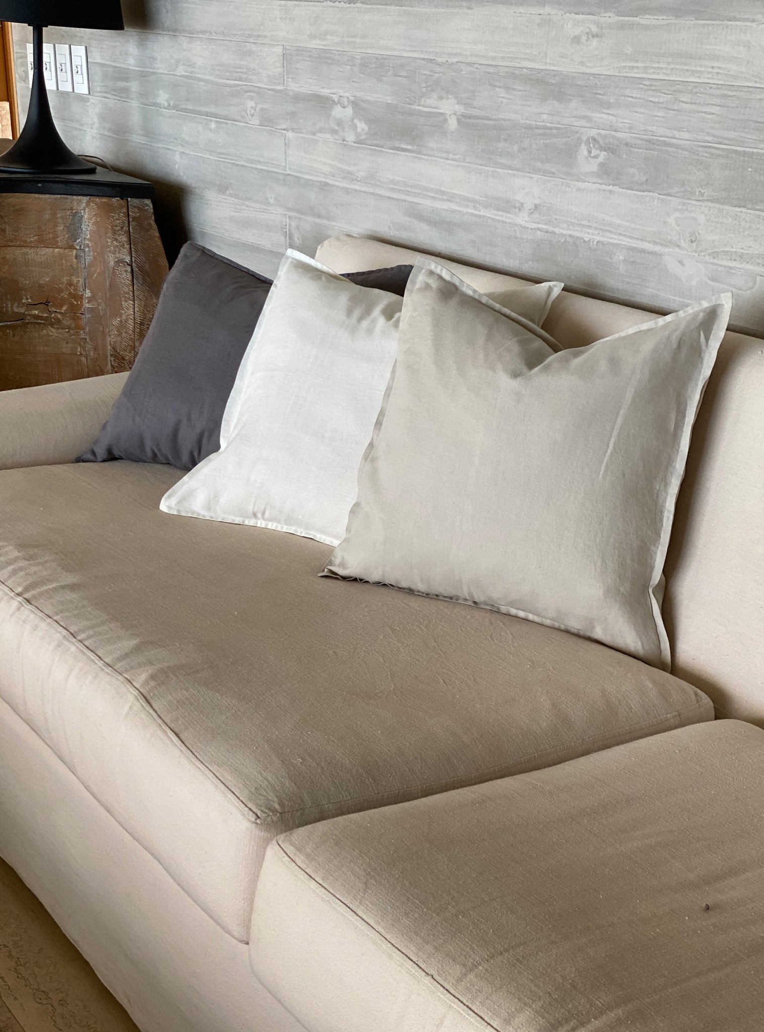 Cojín Naturalino Lino 55x55 San Pedro Beige Claro