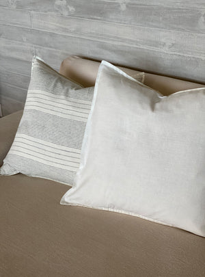 Cojín Naturalino Lino 55x55 San Pedro Blanco