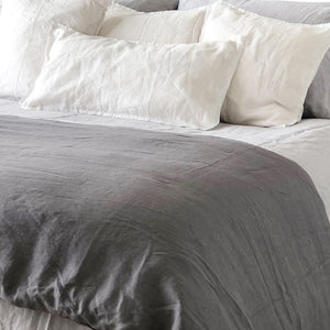 Piecera Lino Loa Standard - 180x100 cms - Gris Oscuro - Naturalino